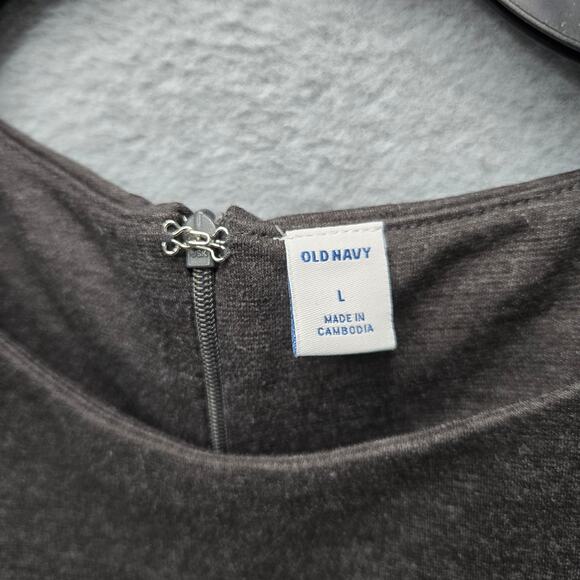 NEW Old Navy Grey Sleeveless Sweater Dress Size Large - Picture 3 of 4